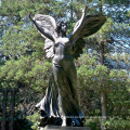 Professional Foundry life size bronze metal guardian angel statue sculpture